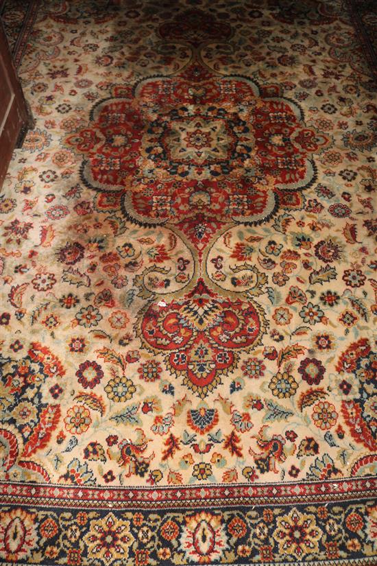 Red & blue ground carpet